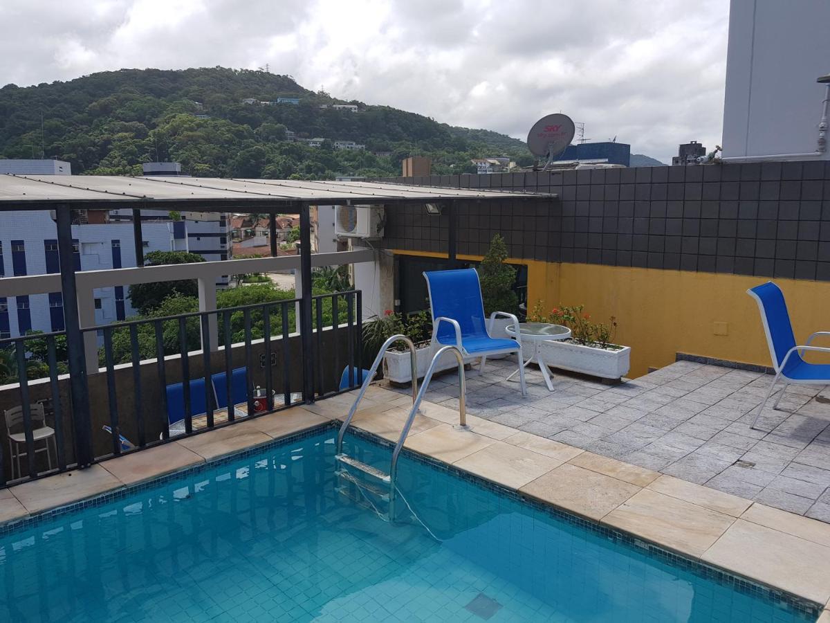 Cobertura Duplex 4 Quartos Guaruja Appartamento Esterno foto