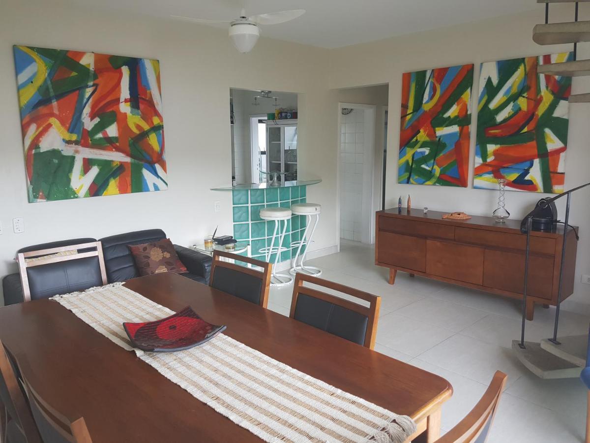 Cobertura Duplex 4 Quartos Guaruja Appartamento Esterno foto